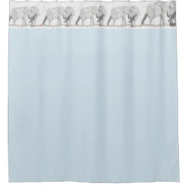 Shower Curtain /Elephants