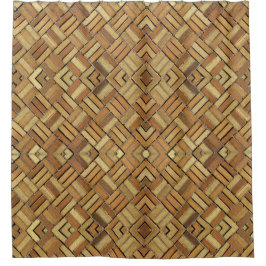 Shower Curtain - Kaleidoscopic Mönster i Brick