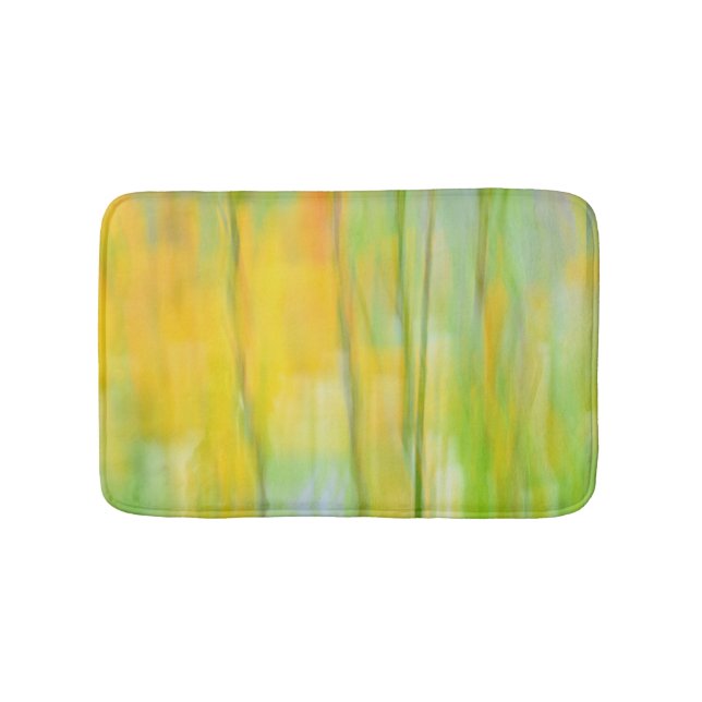 Shower Curtain Multicolor Yellow Green Orange Blue Badrumsmatta (Framsidan)