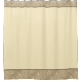 Shower Curtain Ocher guld, vatten tittar gräns
