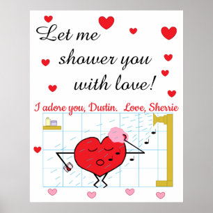 Shower Kärlek Poster