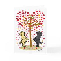 Shower of Hearts Labrador-årskort