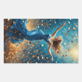 Shower of Tur Rektangulärt Klistermärke