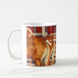 Showflickor - belgiska hästar kaffemugg