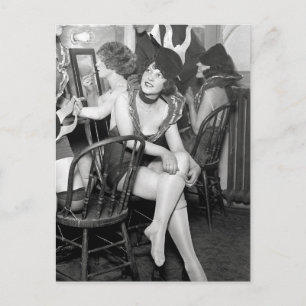 Showgirl Backstage, 1926 Vykort