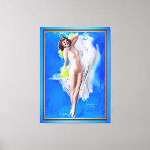 Showgirl by American Artist Rolf Armstrong Canvastryck