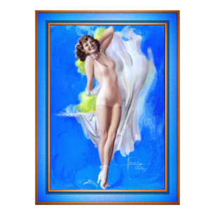 Showgirl by American Artist Rolf Armstrong Fototryck