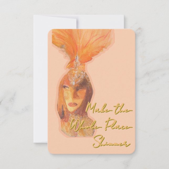Showgirl Era notecards Anteckningskort (Framsida)