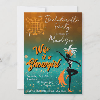 Showgirl-inbjudan Inbjudningar