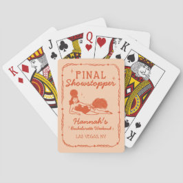Showgirl Sista Föreställningens Storslamlande Sing Casinokort