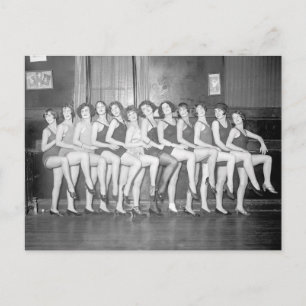 Showgirls, 1924 vykort