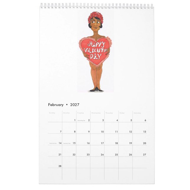 Showgirlskalender Kalender (Feb 2027)