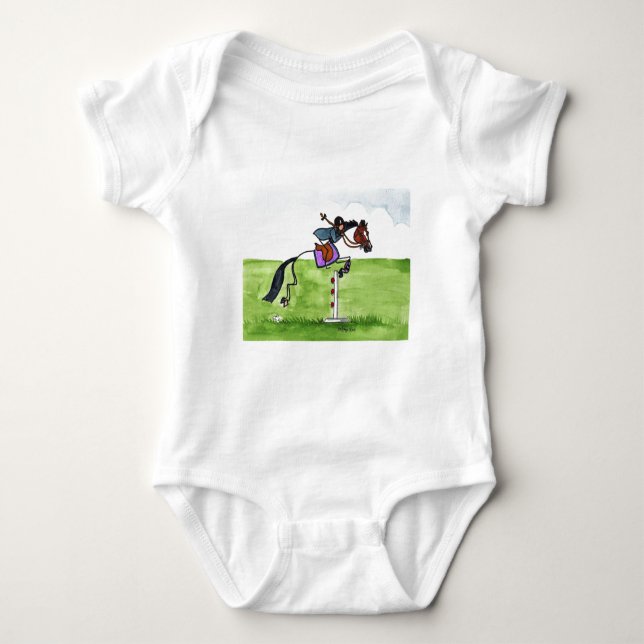 Showjumping för PINNEHÄSTponny Tee Shirt (Framsida)