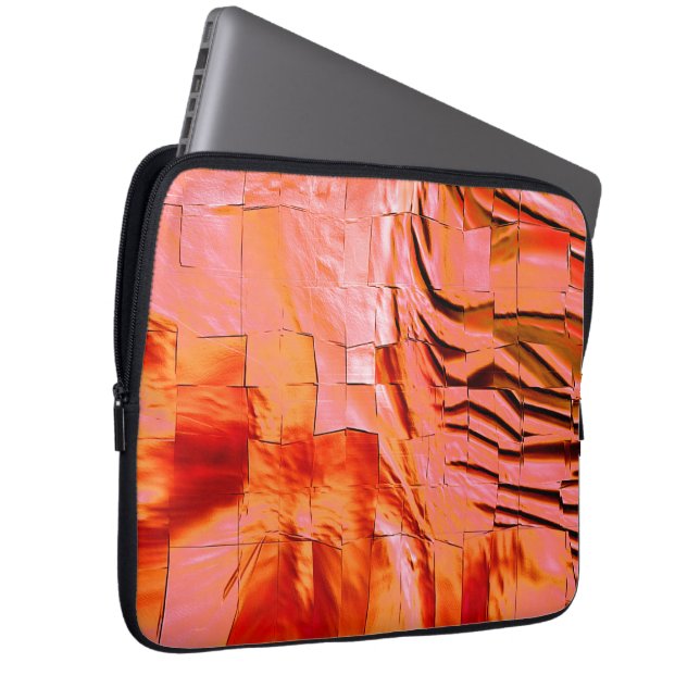 Showlax färg i mosaic struktur mjuk, kardad laptop fodral (Framsidan Höger)