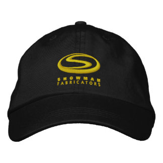 Showman broderad hatt - svart keps