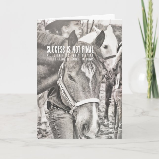 SHOWMANSHET-gratulationskort Tack Kort (Framsida)