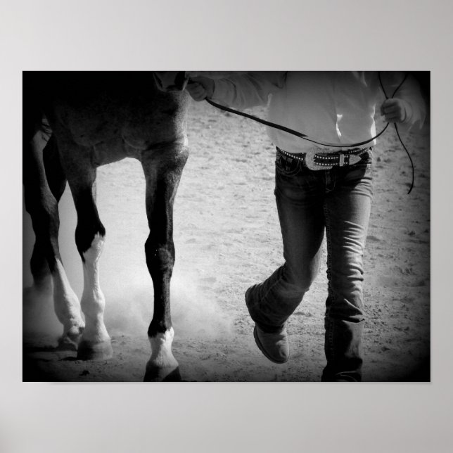 Showmanship Trot in Black and White Poster (Framsidan)