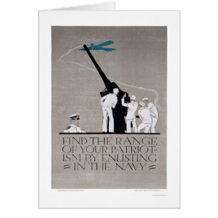 Showpatriotism - Enlist marinen (US02313) Hälsningskort
