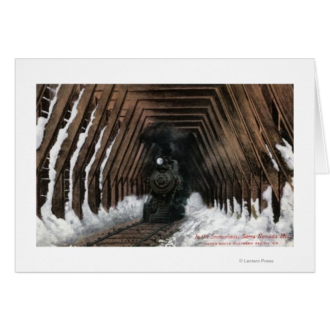 Showsheds Railroad Hälsningskort (Framsidan Horizontal)