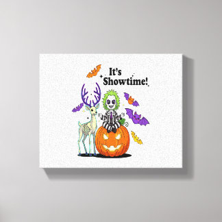Showtime Funny Halloween Canvastryck
