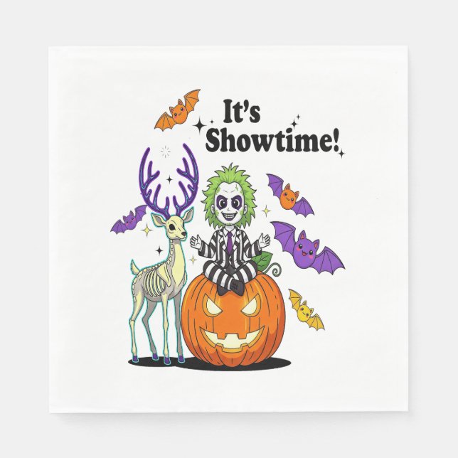 Showtime Funny Halloween Pappersservett (Framsidan)