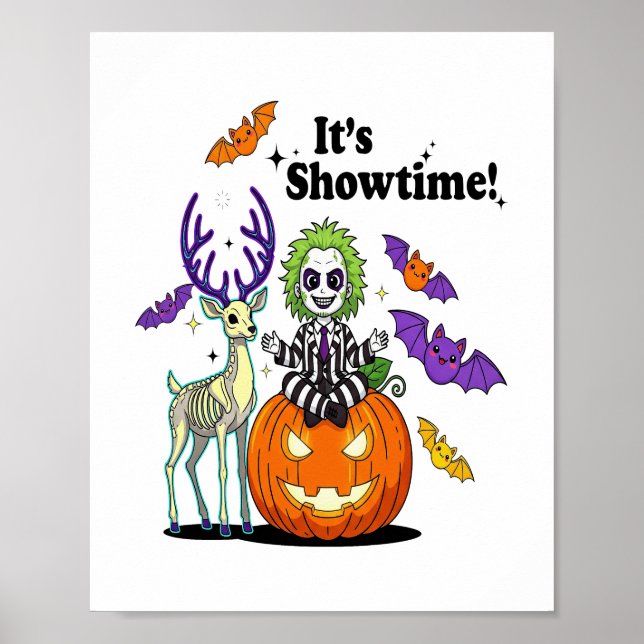Showtime Funny Halloween Poster (Framsidan)