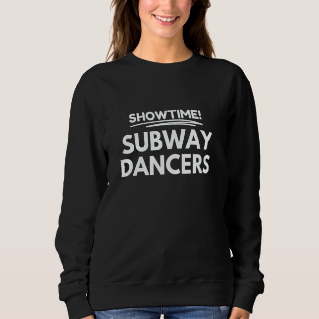 Showtime! tunnelbanedansare inkommer t shirt (Framsida)