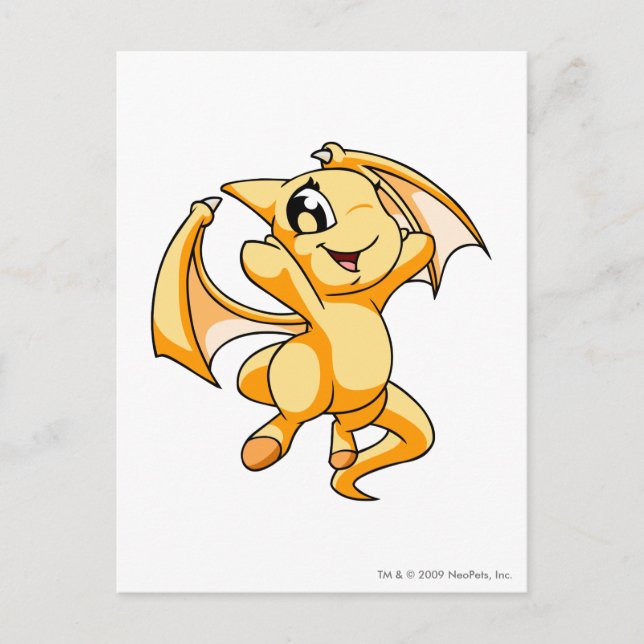 Shoyru Gult Vykort (Framsida)