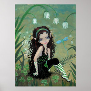 Shramrock Féeaffisch av Molly Harrison Poster
