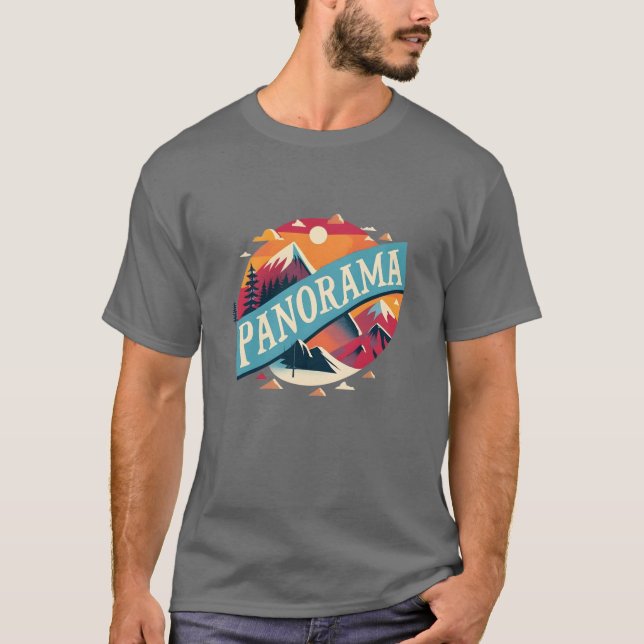 Shred Panorama T-Shirt (Framsida)