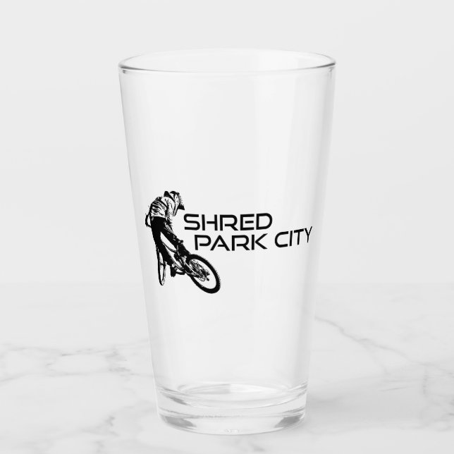 Shred Park City Utah Mountainbiking Glaskopp (Framsida)