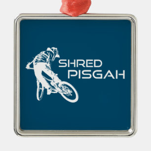 Shred Pisgah North Carolina Mountain Biking Julgransprydnad Metall