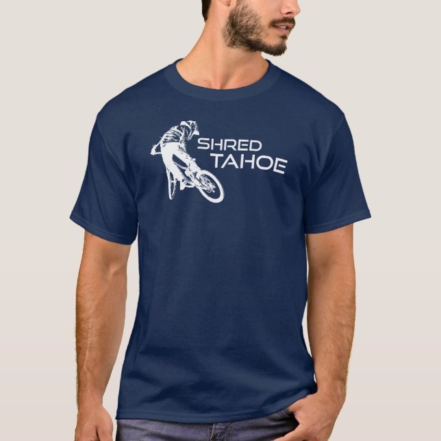 Shred Sjö Tahoe Mountain Biking T Shirt (Framsida)