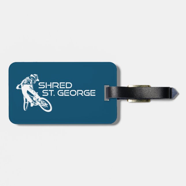 Shred St. George Utah Mountain Biking Bagagebricka (Baksida Vågrät)