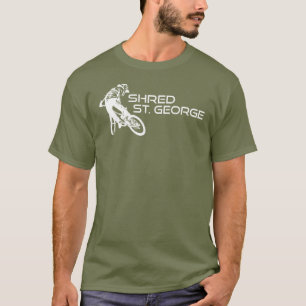 Shred St. George Utah Mountain Biking T Shirt