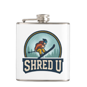 Shred Universiteten Skiing Fickplunta