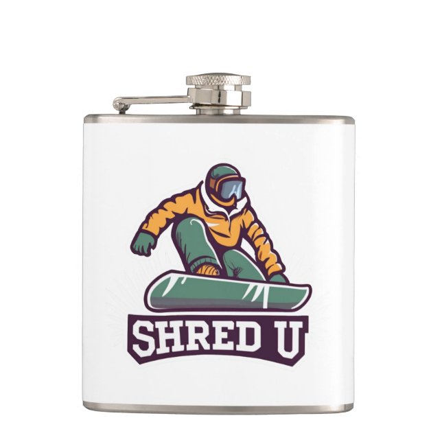 Shred Universiteten Snowboarding Fickplunta (Framsidan)