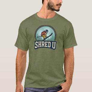 Shred University Skidåkning T Shirt
