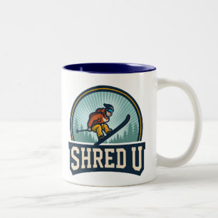 Shred University Skidåkning Två-Tonad Mugg