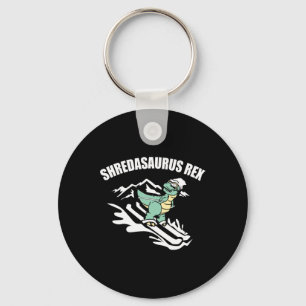 Shredasaurus Rex Skidinosaur Barn Rolig Skidåkning Nyckelring