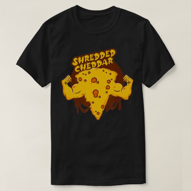 Shreddar Cheese Funny Cheese for Cheese Lo T Shirt (Design framsida)