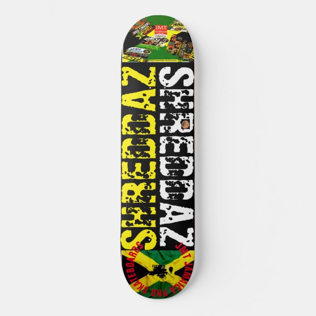 SHREDDAZ 8 1/4" Skateboard Bräde (Framsida)