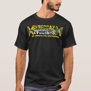 SHREDDAZ Basic-Mörk T-Shirt