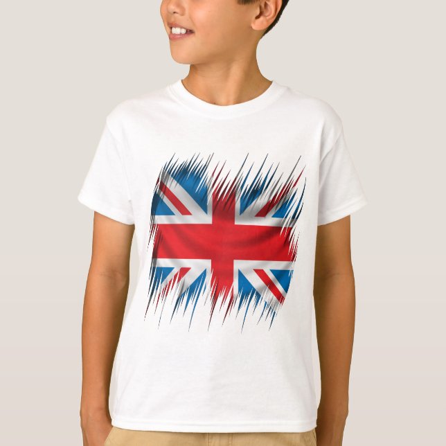 Shredders Union Jack Flagga T Shirt (Framsida)