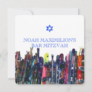 Shreddin 'the Gnar! Snowboard Mitzvah / DIY Inbjudningar