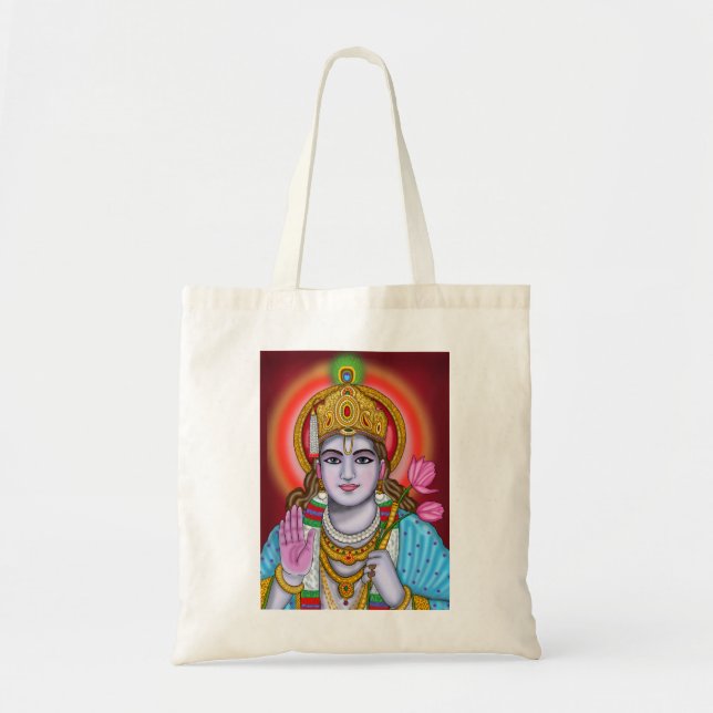 Shree Krishna Totebag Tygkasse (Framsidan)