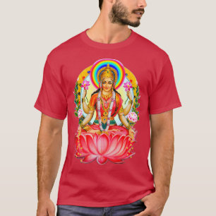 Shree Lakshmi Goddess förmögenhet och Abundance T Shirt