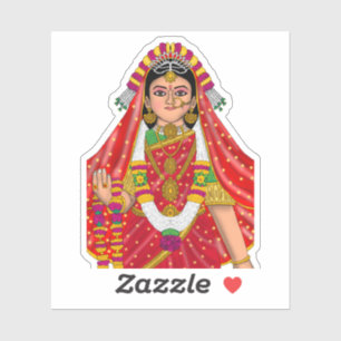 Shree Radha-klistermärken Klistermärken