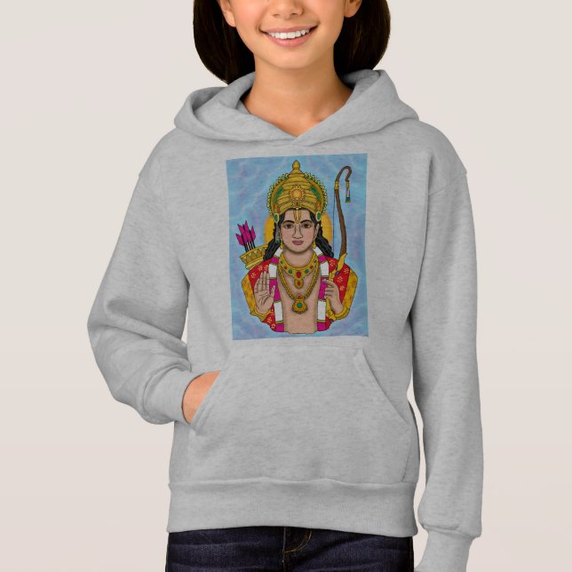 Shree Ram Hoodie T Shirt (Framsida)