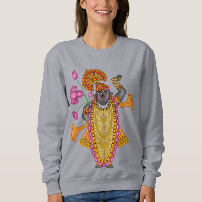 Shreenath Ji Hoodie T Shirt (Framsida)